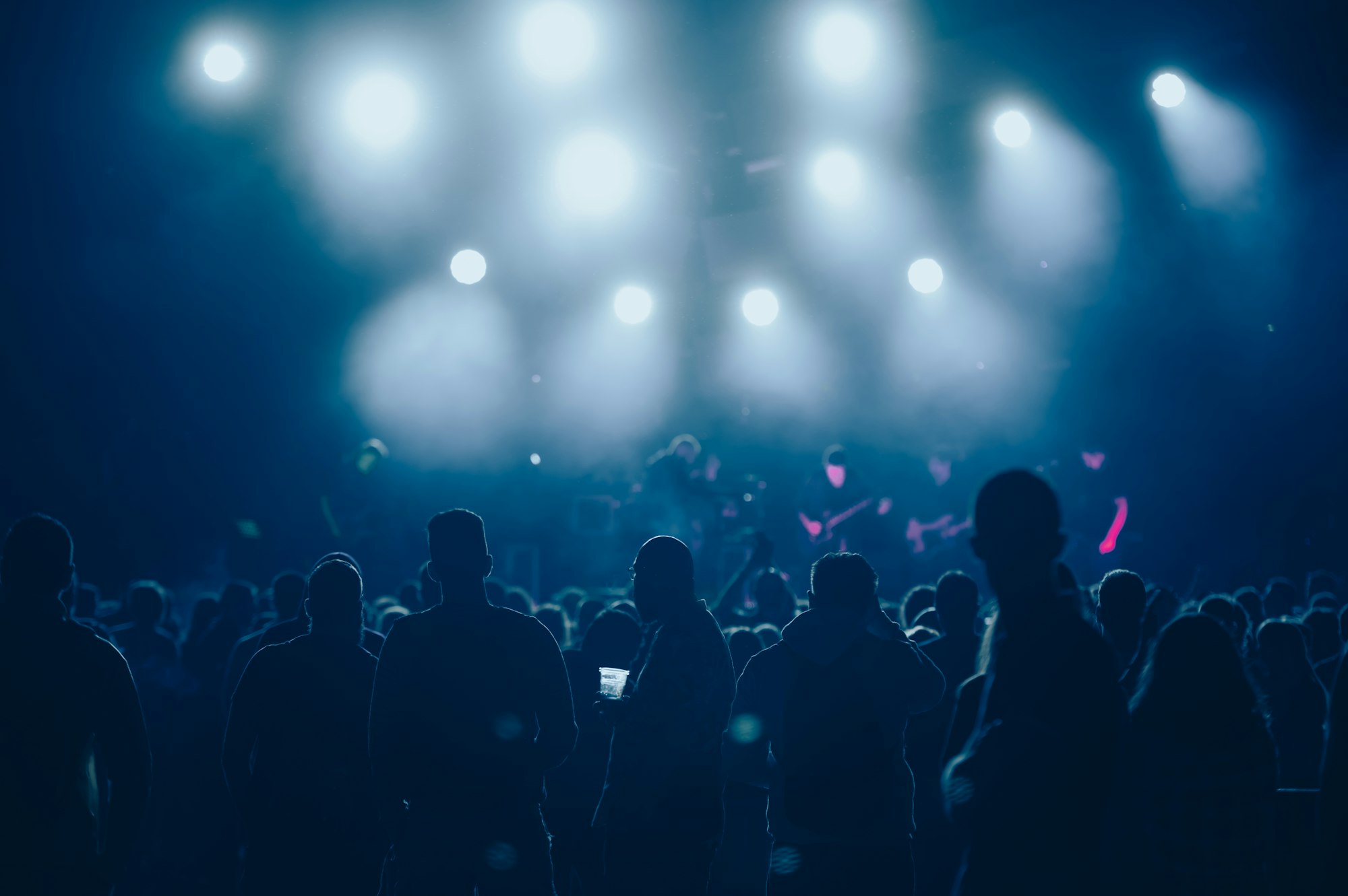 Concert crowd on a music concert